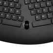 Adesso - TruForm™ 1600 Wireless Ergonomic Keyboard and Optical Mouse (WKB-1600CB) - Canadian French