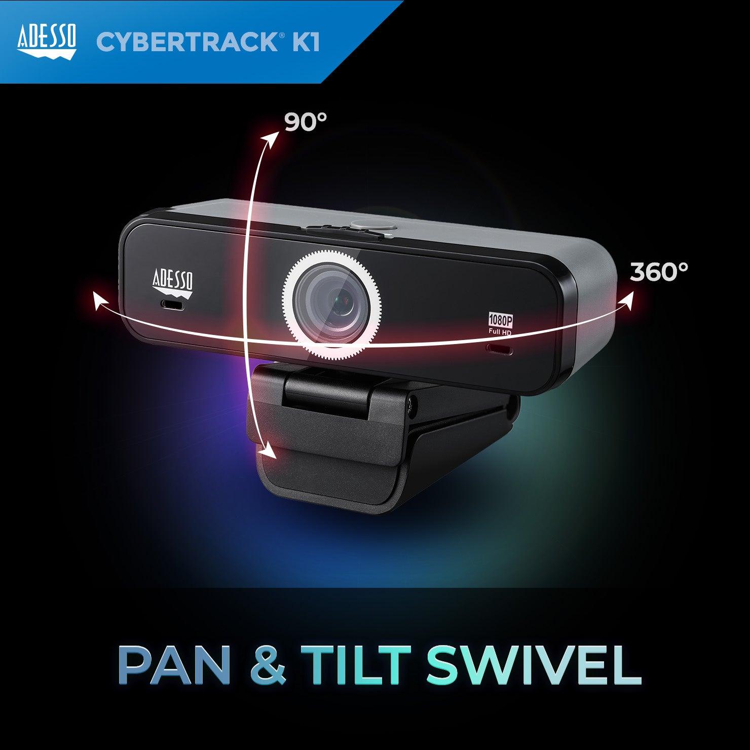 Adesso - Webcam 1080p (CyberTrack K1)