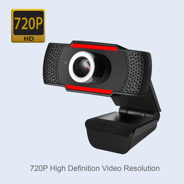 Adesso - Webcam 720P CyberTrack H3 1.3 MP with Build-in Microphones (USB)