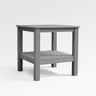 Modern Adirondack Square End Table