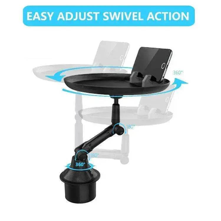 Adjustable Car Cup Holder & Food Tray Organizer Accessories