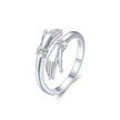 Adjustable Inspire Hand Open Ring