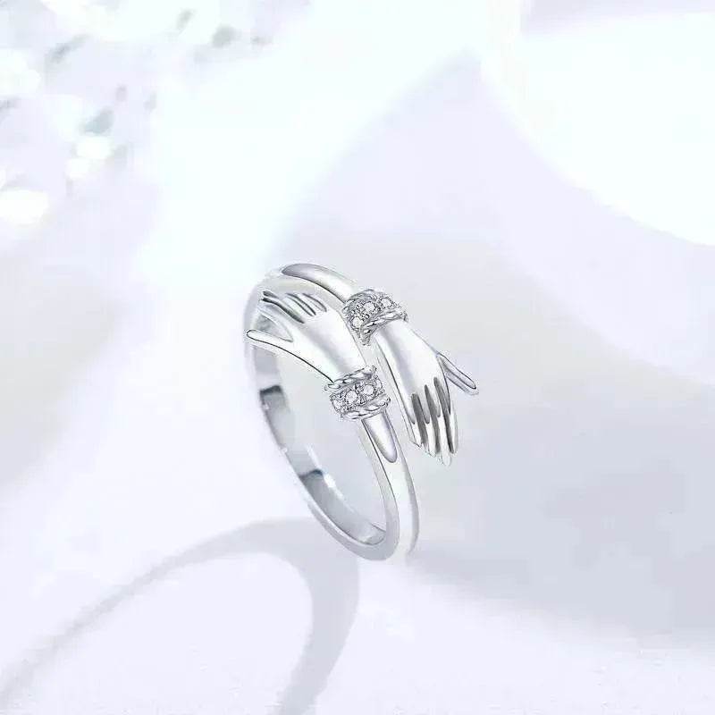 Adjustable Inspire Hand Open Ring