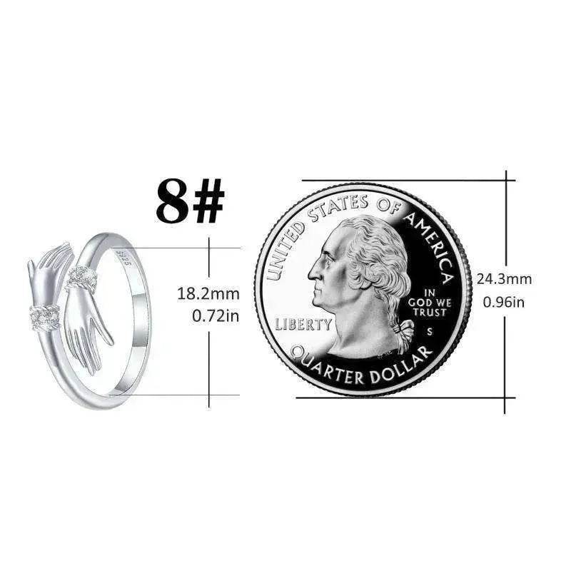 Adjustable Inspire Hand Open Ring