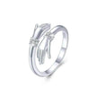 Adjustable Inspire Hand Open Ring
