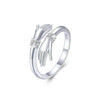 Adjustable Inspire Hand Open Ring