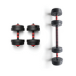 Adjustable Dumbbell Set (Barbell and Dumbbells)