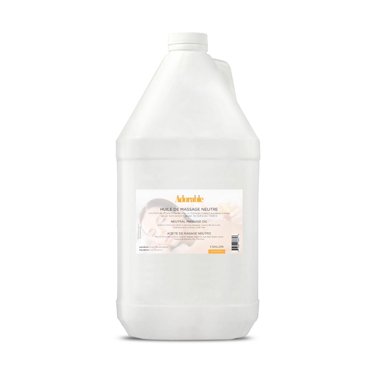 Adorable - Neutral Massage Oil 1 Gallon