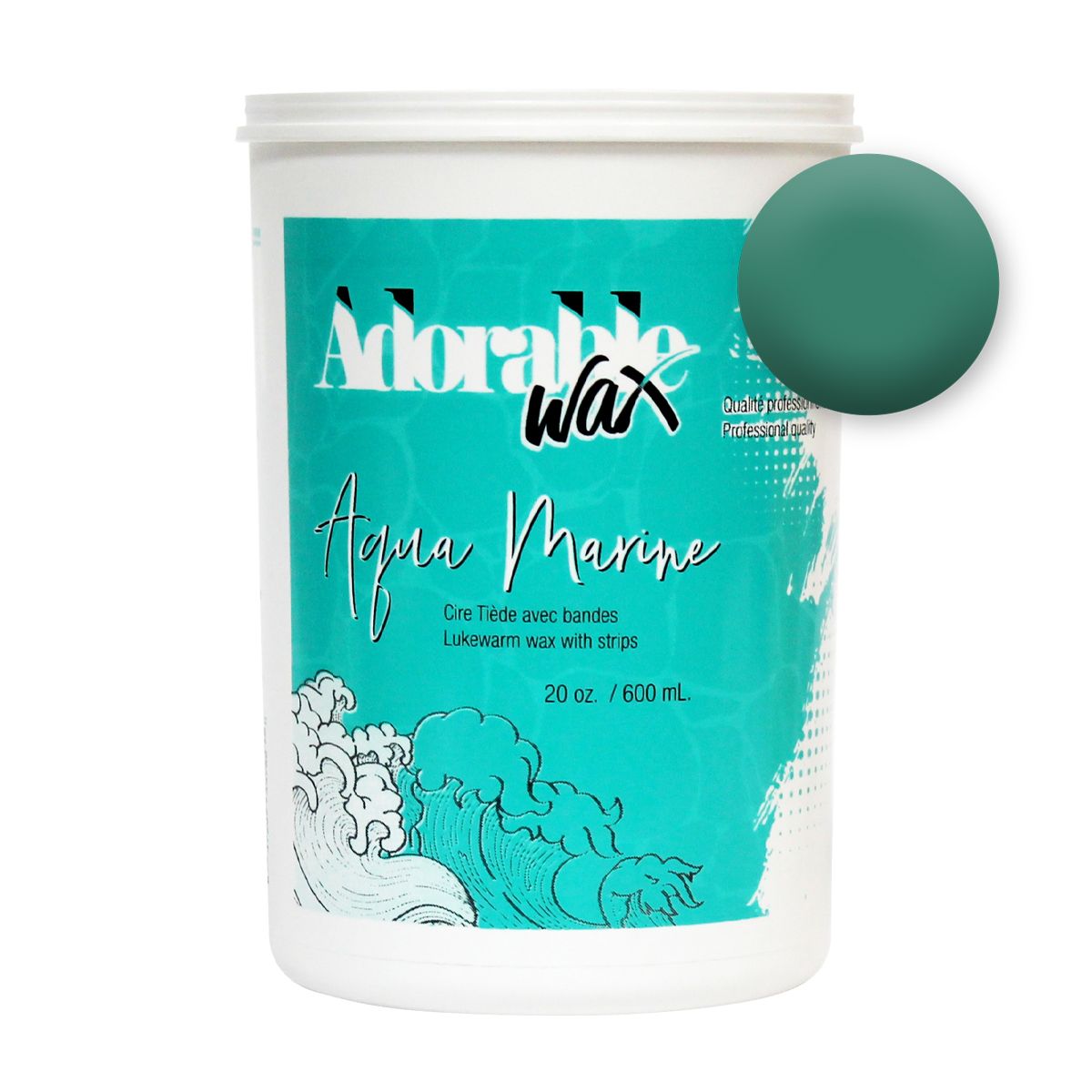 Adorable - Warm Wax 600Ml Collection for a Tropical Paradise, Aqua Marine & White Cloud Experience