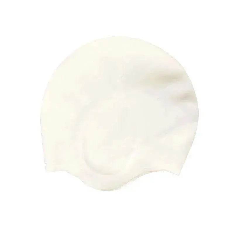 Adults Swimming Silicone Unisex Long Hair Waterproof Caps
