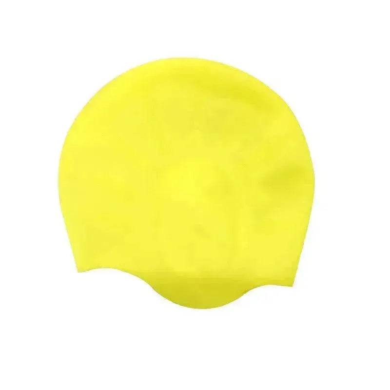 Adults Swimming Silicone Unisex Long Hair Waterproof Caps