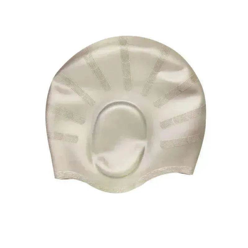 Adults Swimming Silicone Unisex Long Hair Waterproof Caps