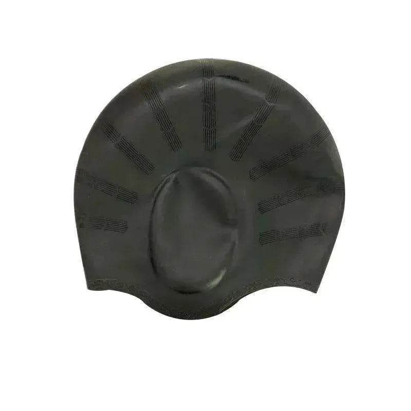Adults Swimming Silicone Unisex Long Hair Waterproof Caps