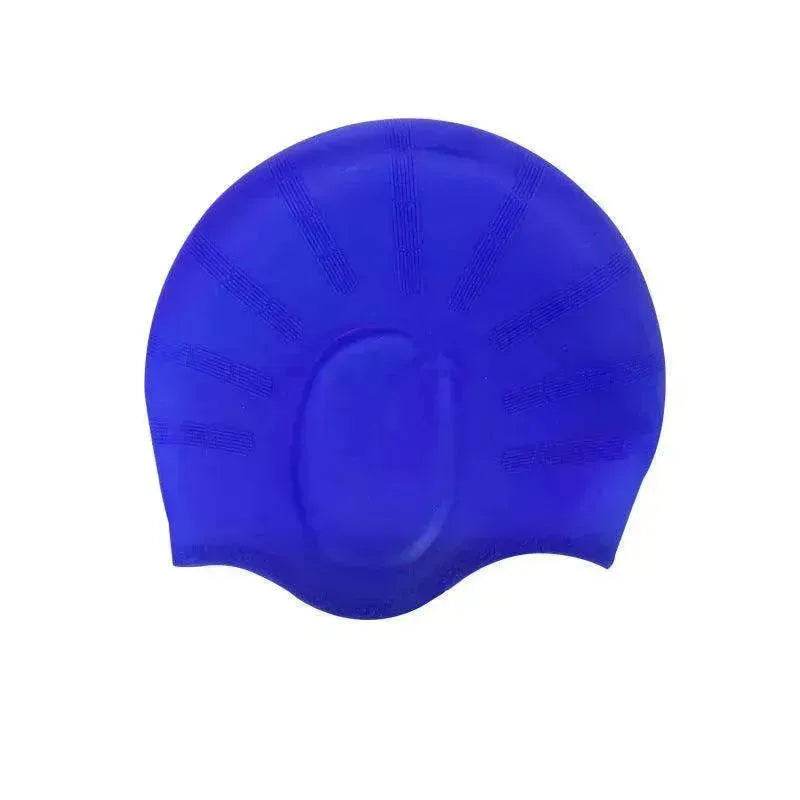 Adults Swimming Silicone Unisex Long Hair Waterproof Caps