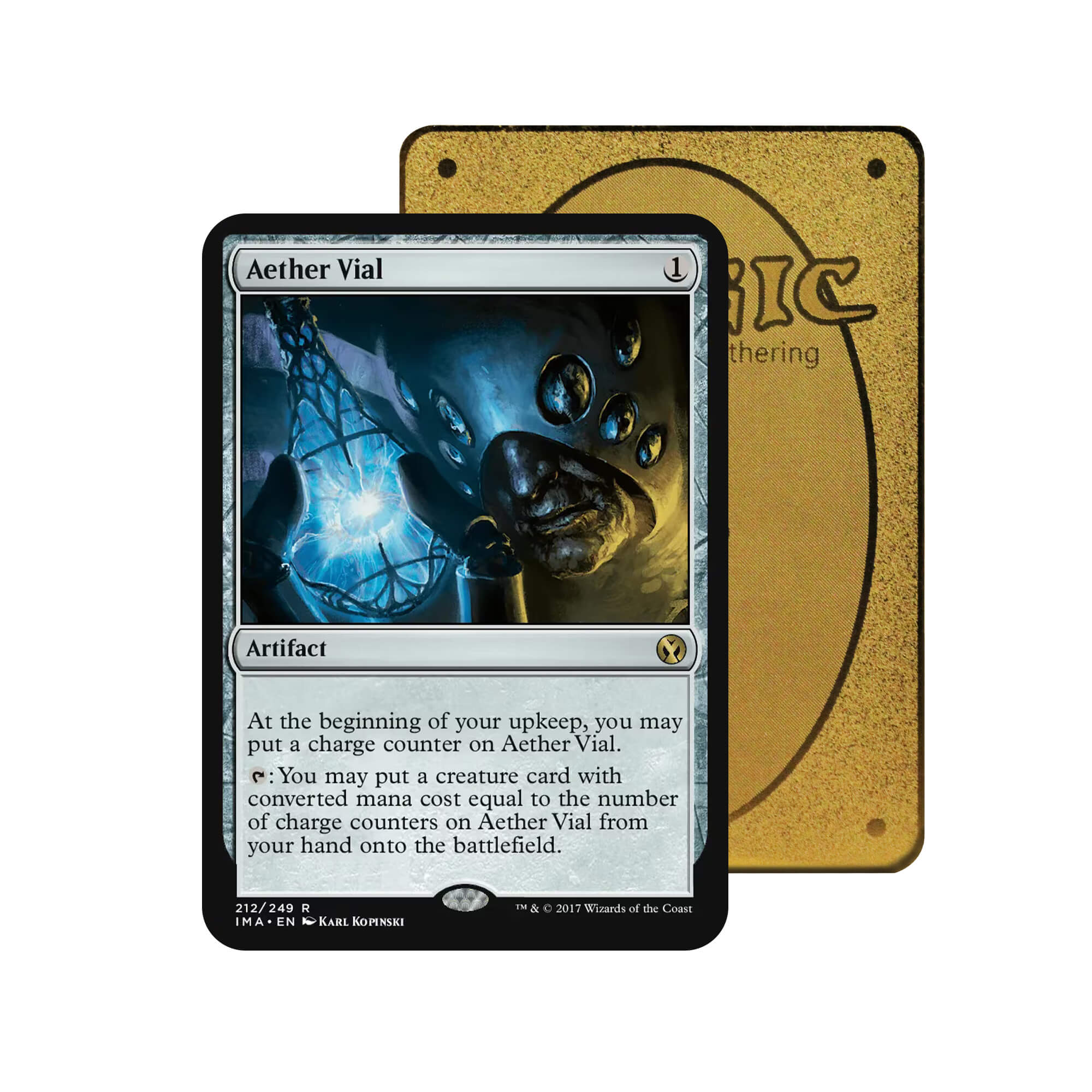 Carte Orica en métal Aether Vial