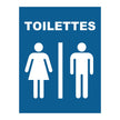 Affiche plastifiée pour toilettes, 5