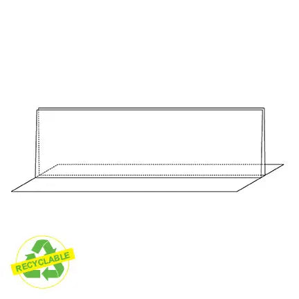 Agrafe vertical L, recyclable