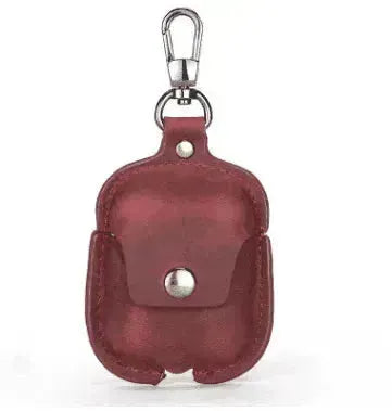 AirPods Leather Covers + Keychain Hook!