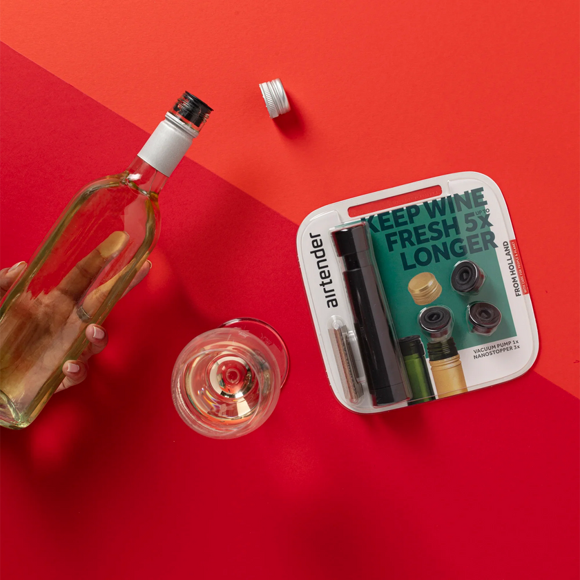 Airtender - Wine Preserver Vacuum Pump - Blister Pack