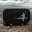 Fly Fishing Kit, Atlantic Salmon Flies, Mixed Selection, with Aluminum Flybox + Engraved Image