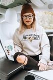 Alberta Oil Triangles Unisex Crewneck | Prairie Apparel | Alberta Clothing