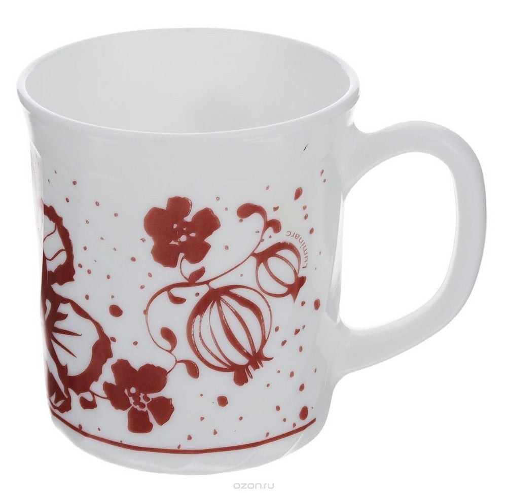 Coffret de 6 tasses - Alcove Rouge - Luminarc