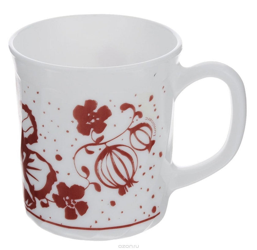 Coffret de 6 tasses - Alcove Rouge - Luminarc