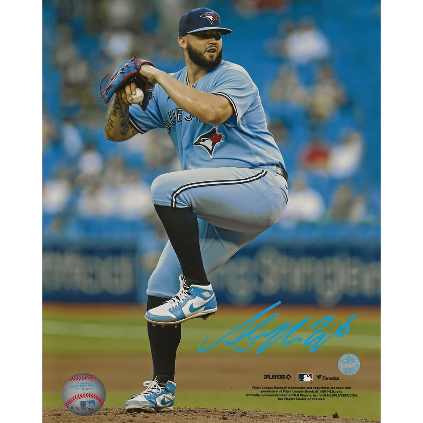 Alek Manoah Autographed Toronto Blue Jays Wind-Up 8x10 Photo