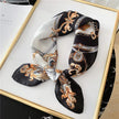 All-match Tying Bag Headband Color Matching Silk Scarf