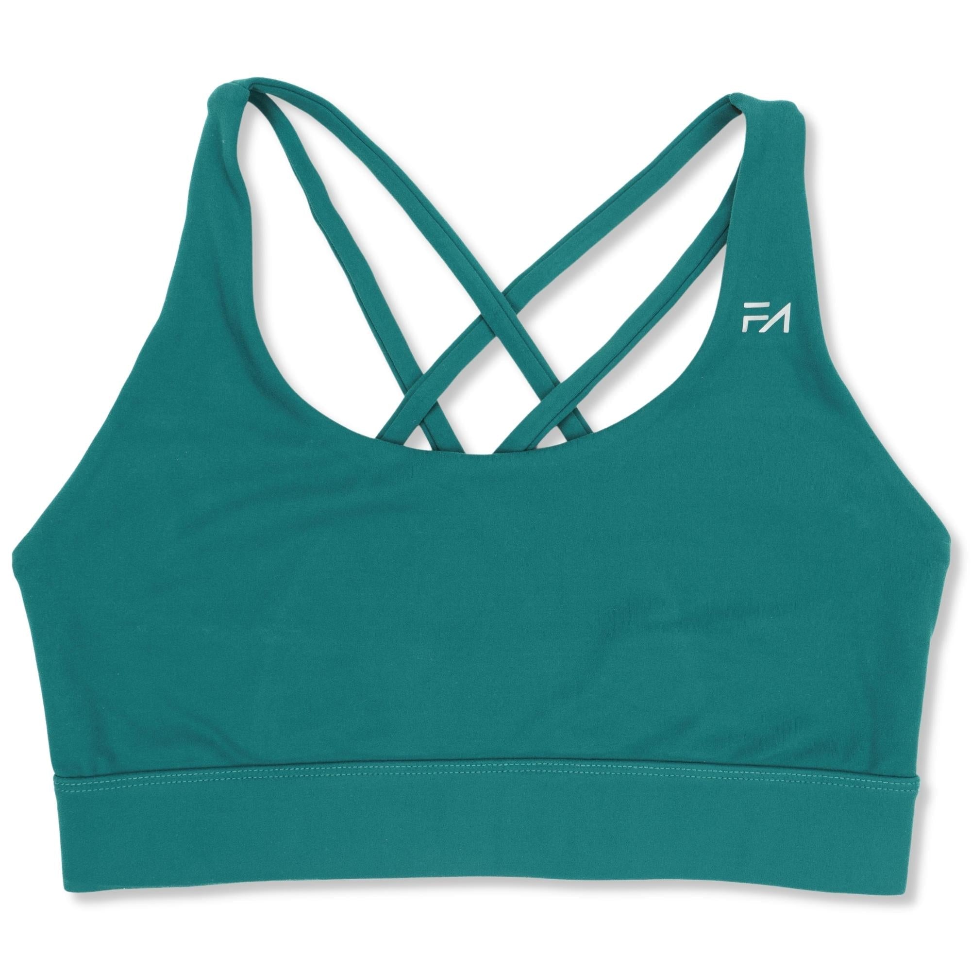 Allure, soutien-gorge de sport, couleur sarcelle.