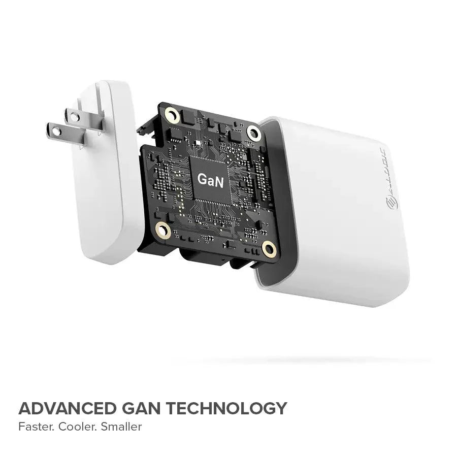 Alogic - 100W GaN Charger - Includes 2m USB-C Cable - White