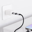 Alogic - Adaptateur Mini USB-A mâle vers USB-C femelle Ultra - Gris sidéral