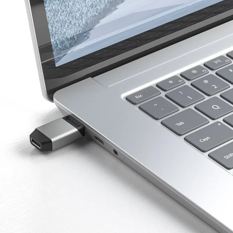Alogic - Adaptateur Mini USB-A mâle vers USB-C femelle Ultra - Gris sidéral