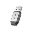 Alogic - Adaptateur Mini USB-A mâle vers USB-C femelle Ultra - Gris sidéral