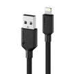 Alogic - Charge & Sync Lightning MFI to USB-A Double Braided - Black