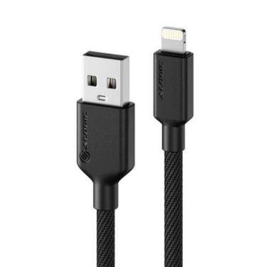 Alogic - Charge & Sync Lightning MFI to USB-A Double Braided - Black