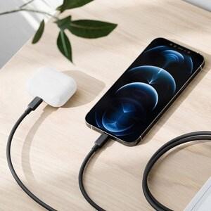 Alogic - Charge & Sync Lightning MFI to USB-A Double Braided - Black