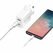 Alogic - Charge et synchronisation USB-C vers USB-A, double tresse - Blanc