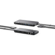 Alogic - Docking Station - Portable Dock for Mac - 10-in-1 with Dual Display 4K 60Hz Support - Dark Grey