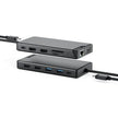 Alogic - Docking Station USB-C Dual Display HD MV2 12 Ports 2 HDMI Pass Through Charging 100W