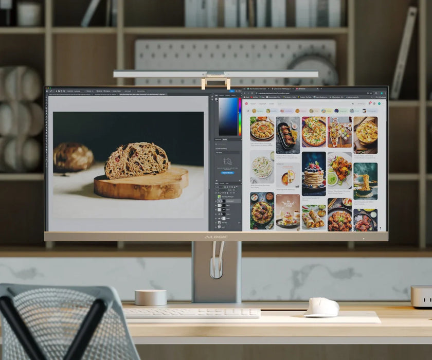Alogic - Illuminate USB-C Light Bar with 4K Autofocus Webcam