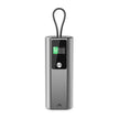 Alogic - Powerbank 27600mAh Ark Pro USB-C with 160W Power Delivery Fast Charge 3 Port - 2x USB-C (up to 140W) 1x USB-A (22.5W) with Digital Display& 50cm detachable USB-C Cable