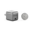 Alogic - Wall Charger 1 Port 20W GaN PD USB-C Mini Compact Size Rapid Power - Grey