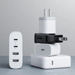Alogic - Wall Charger 4 Port 100W GaN Charger - Includes 2m USB-C Cable  - White