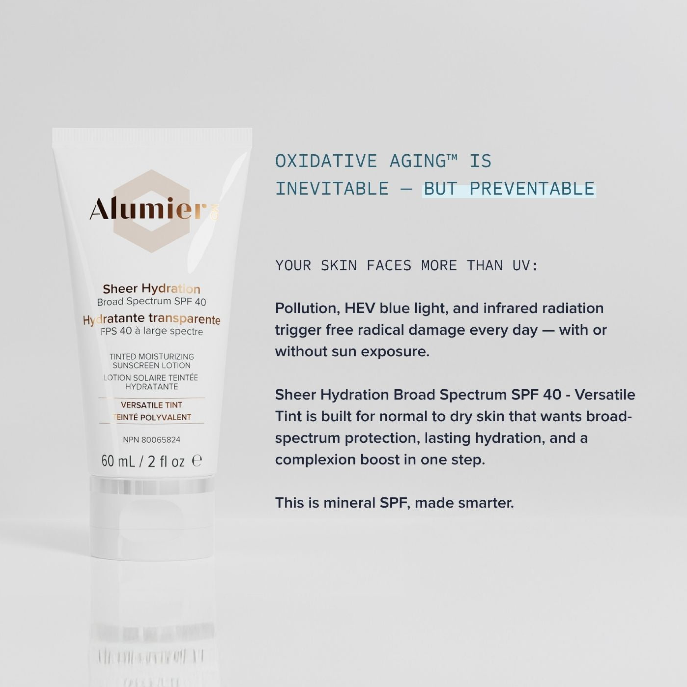 Alumier Sheer Hydration Broad Spectrum SPF40 Versatile Tint