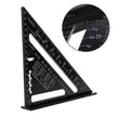 Aluminum alloy woodworking measuring square tool