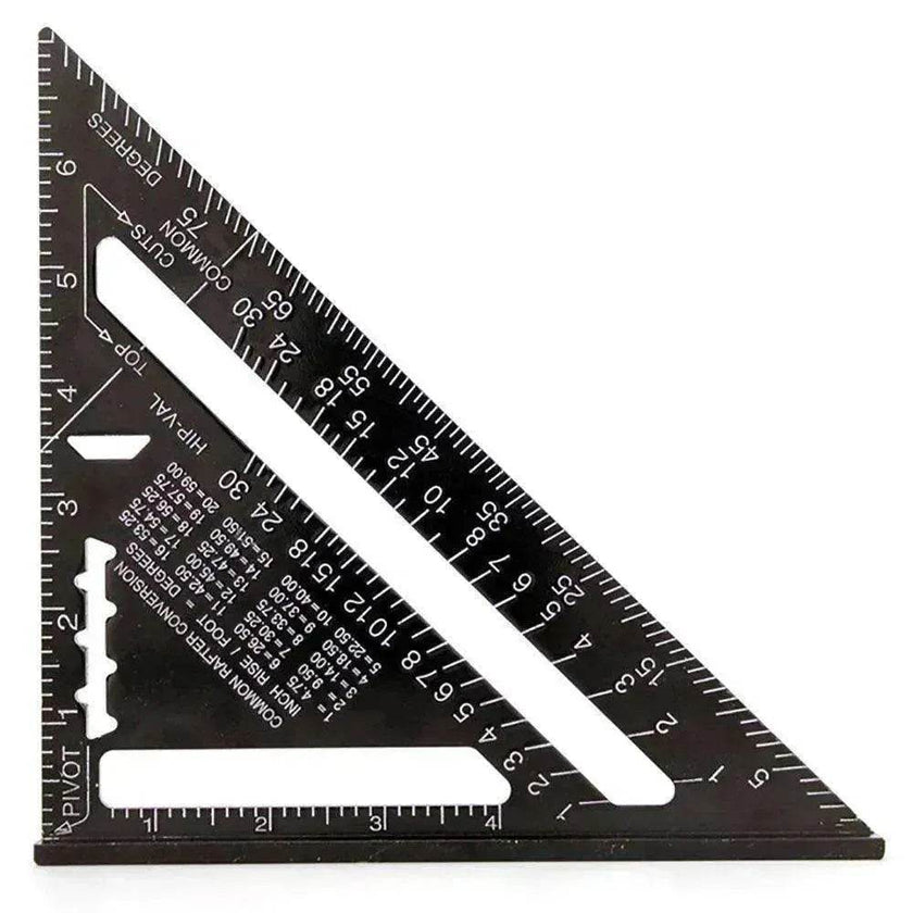 Aluminum alloy woodworking measuring square tool
