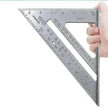Aluminum alloy woodworking measuring square tool