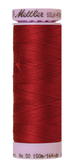 Mettler Silk-finish 50wt Solid Cotton Thread 164yd/150m Fire Engine