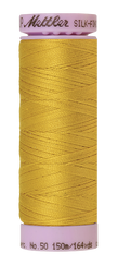 Mettler Silk-finish 50wt Solid Cotton Thread 164yd/150m Nugget Gold